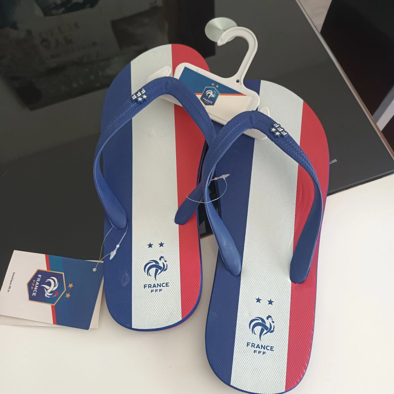 Tongs T41/42 Officielles FFF – Collection Supporter Chic
